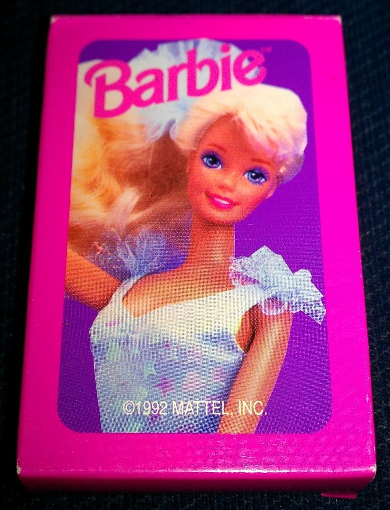 barbie playing cards